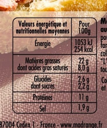 Madrange Mousse aux cèpes et champignons noirs packshot