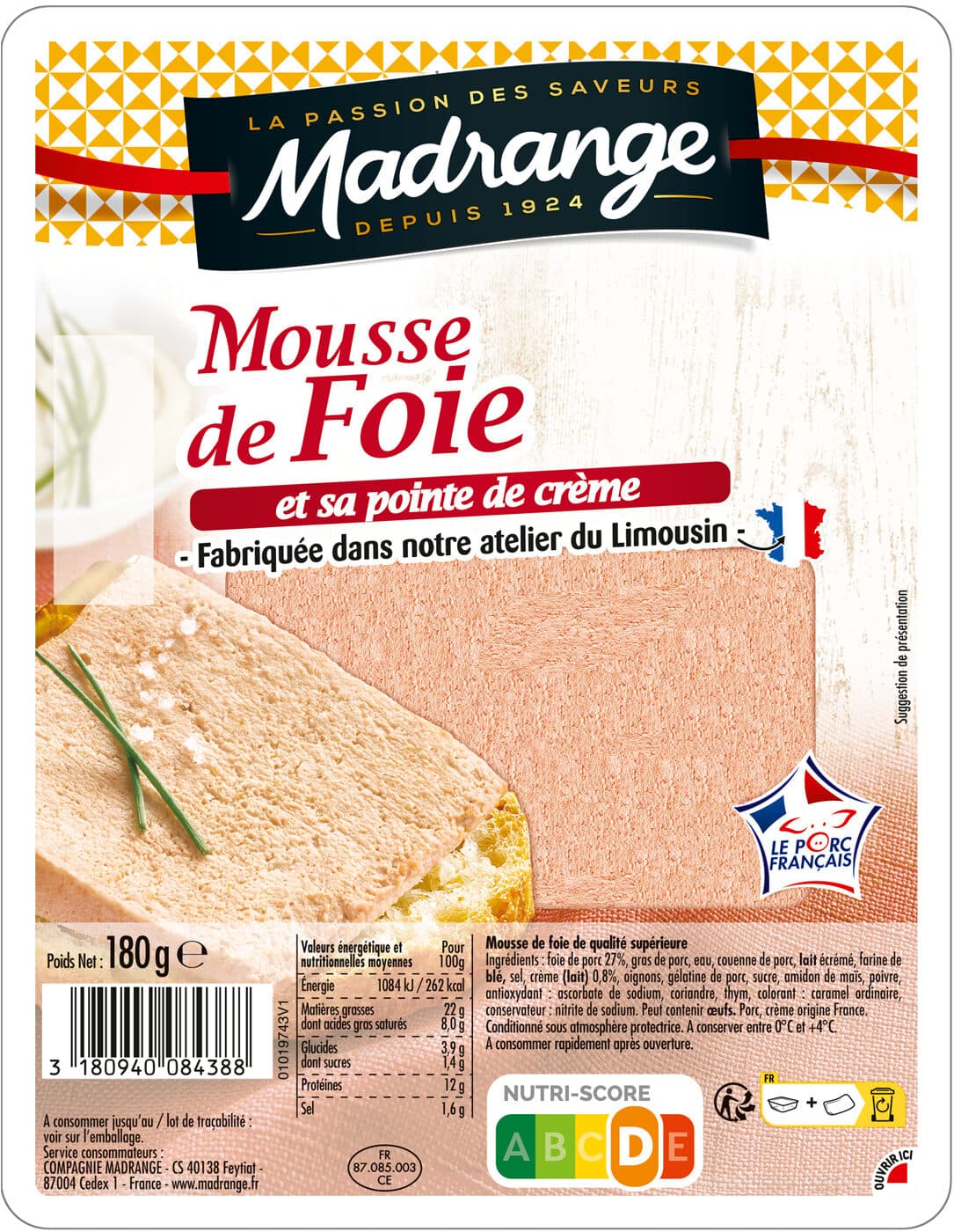 Madrange Mousse De Foie packshot