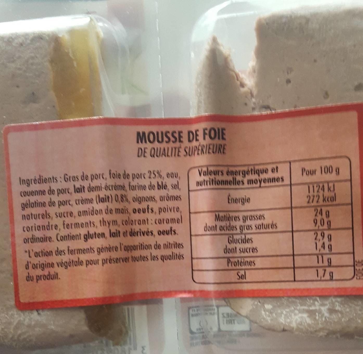 Madrange Mousse de foie et sa pointe de crème packshot