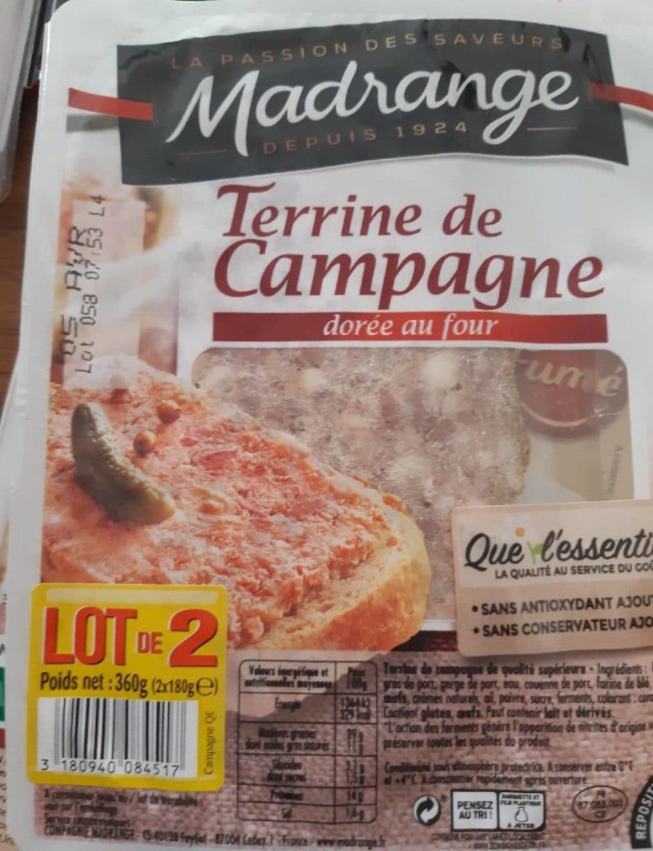 Madrange Terrine de campagne packshot