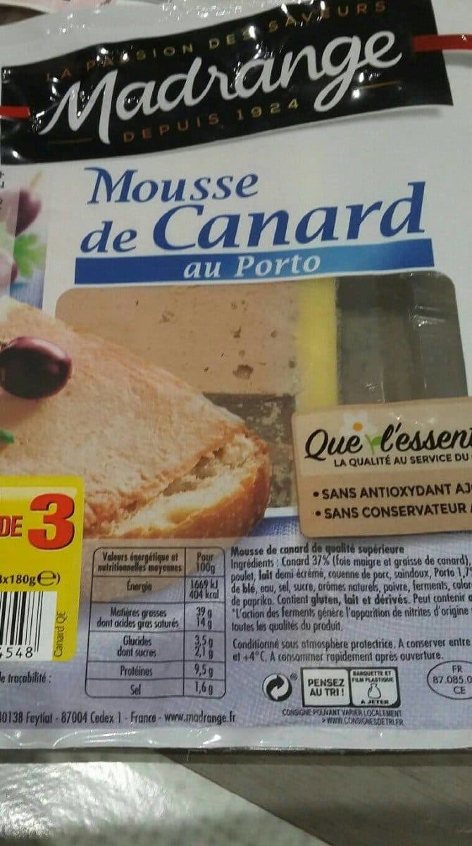 Madrange Mousse de canard packshot