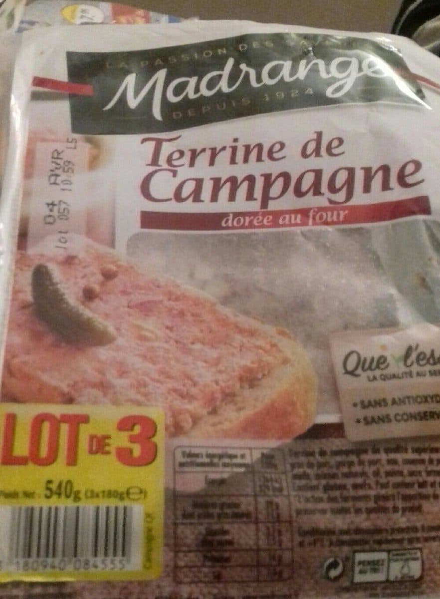 Madrange Terrine de campagne packshot