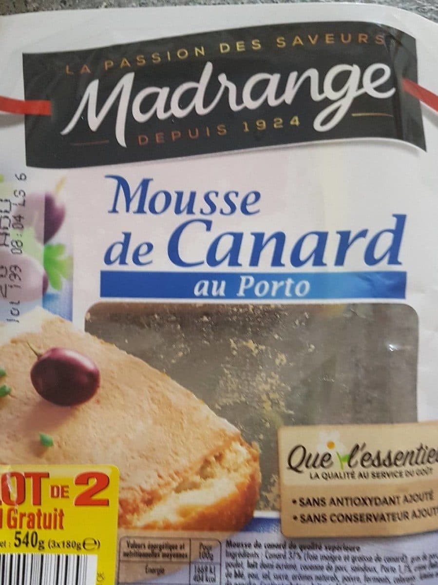 Madrange Mousse de Canard au Porto packshot