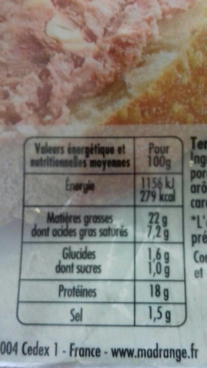 Madrange Terrine de lapin aux noisettes packshot