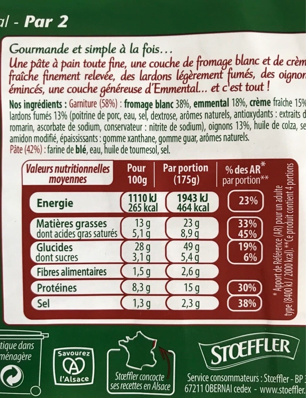 Stoeffler Flammenkueche packshot