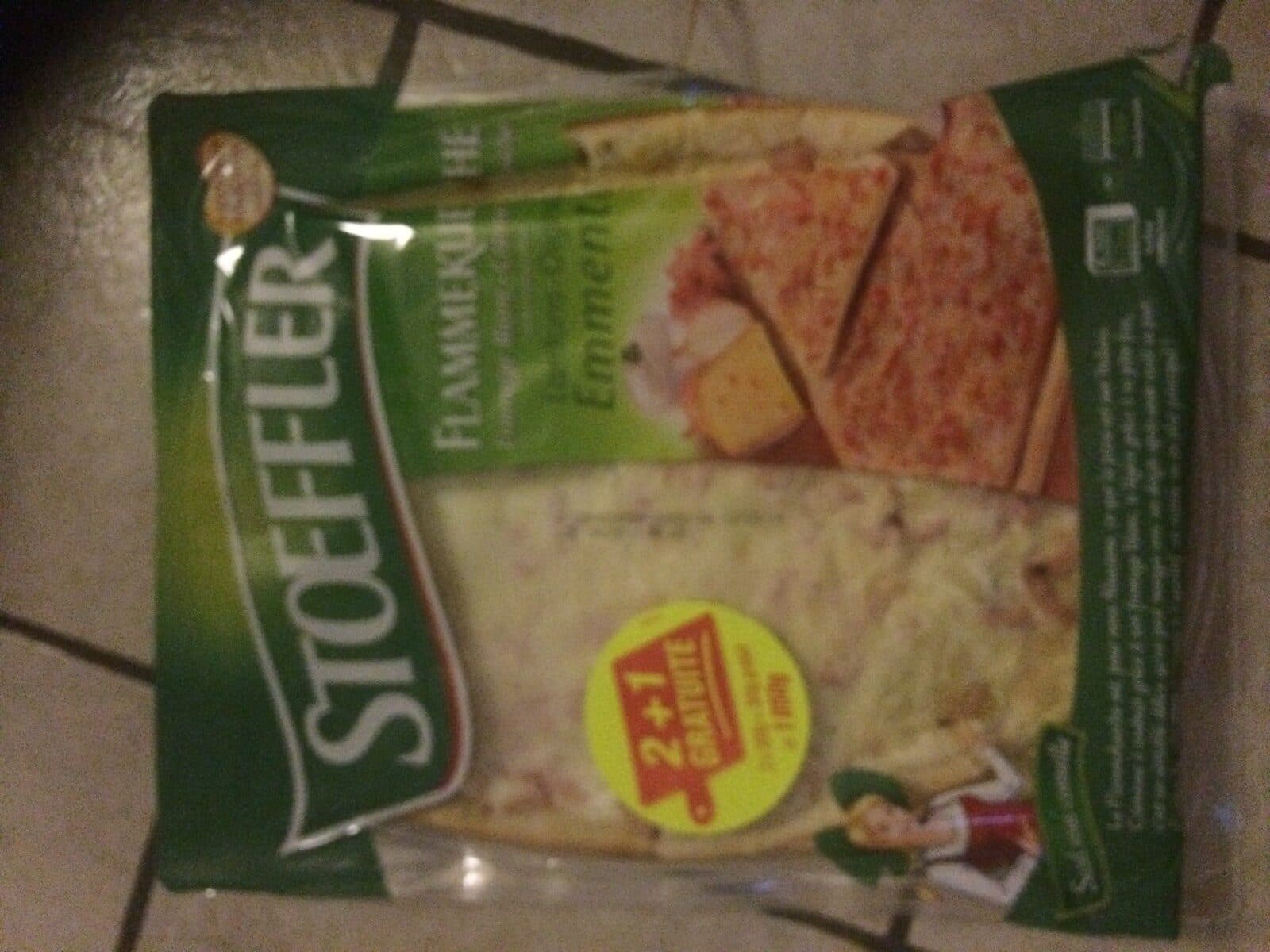 Flammekueche Flammekueche lardons oignons emmental Stoeffler packshot