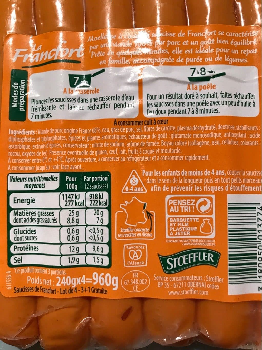 Stoeffler Stoeffler la francfort packshot