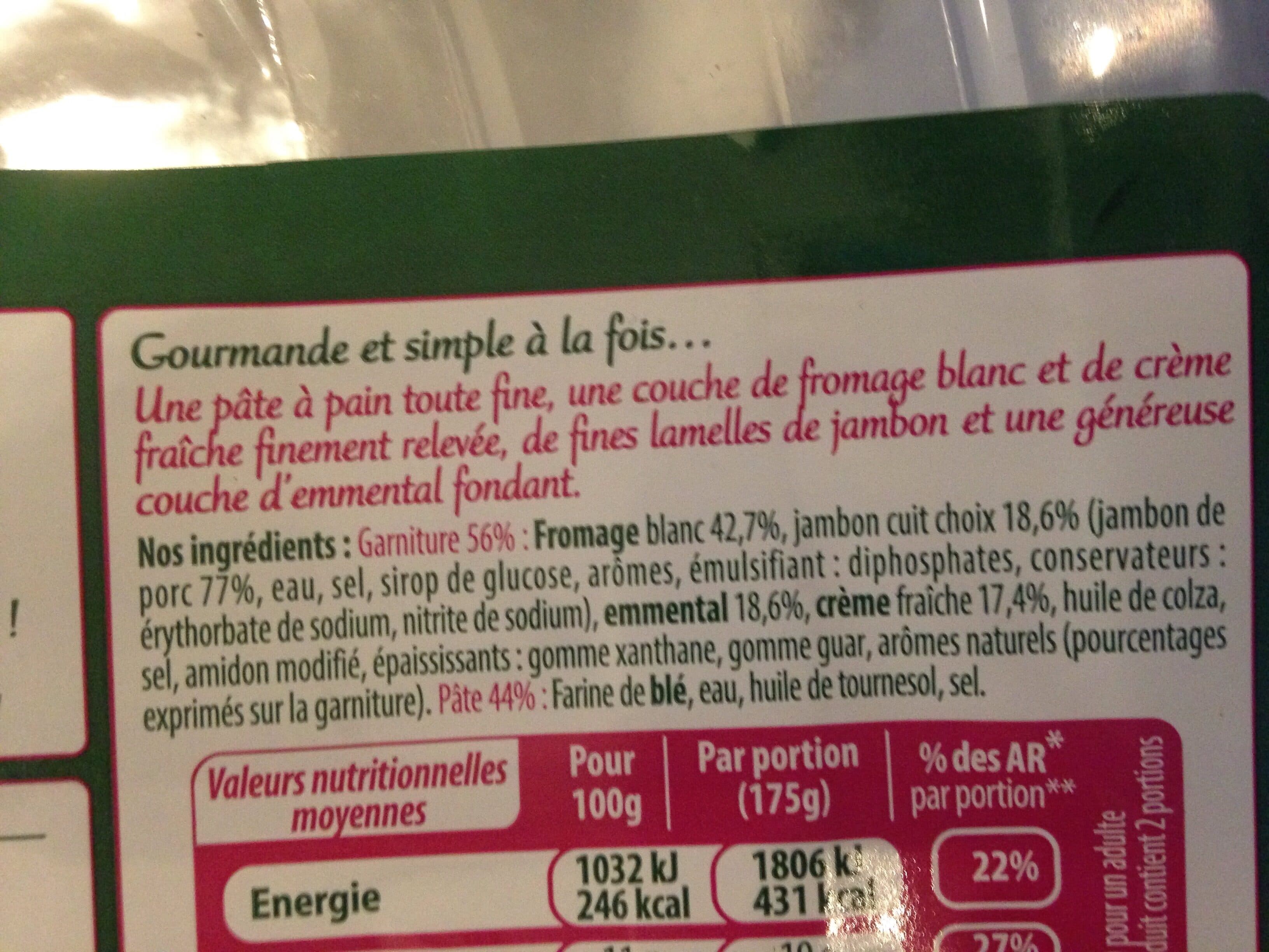 Stoeffler Tarte flambée jambon/emmental Stoeffler packshot