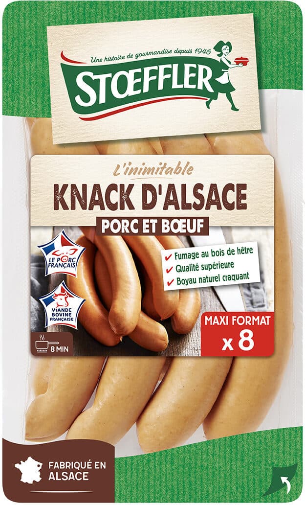 Stoeffler Knacks d'Alsace qualité superieur STOEFFLER packshot