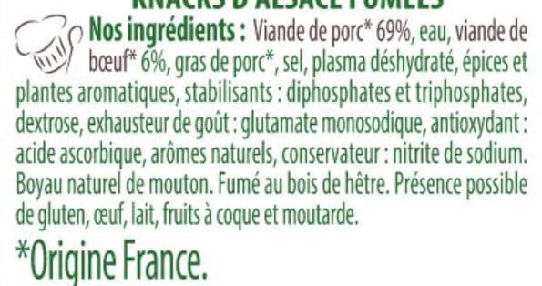Stoeffler Knacks d'Alsace qualité superieur STOEFFLER packshot