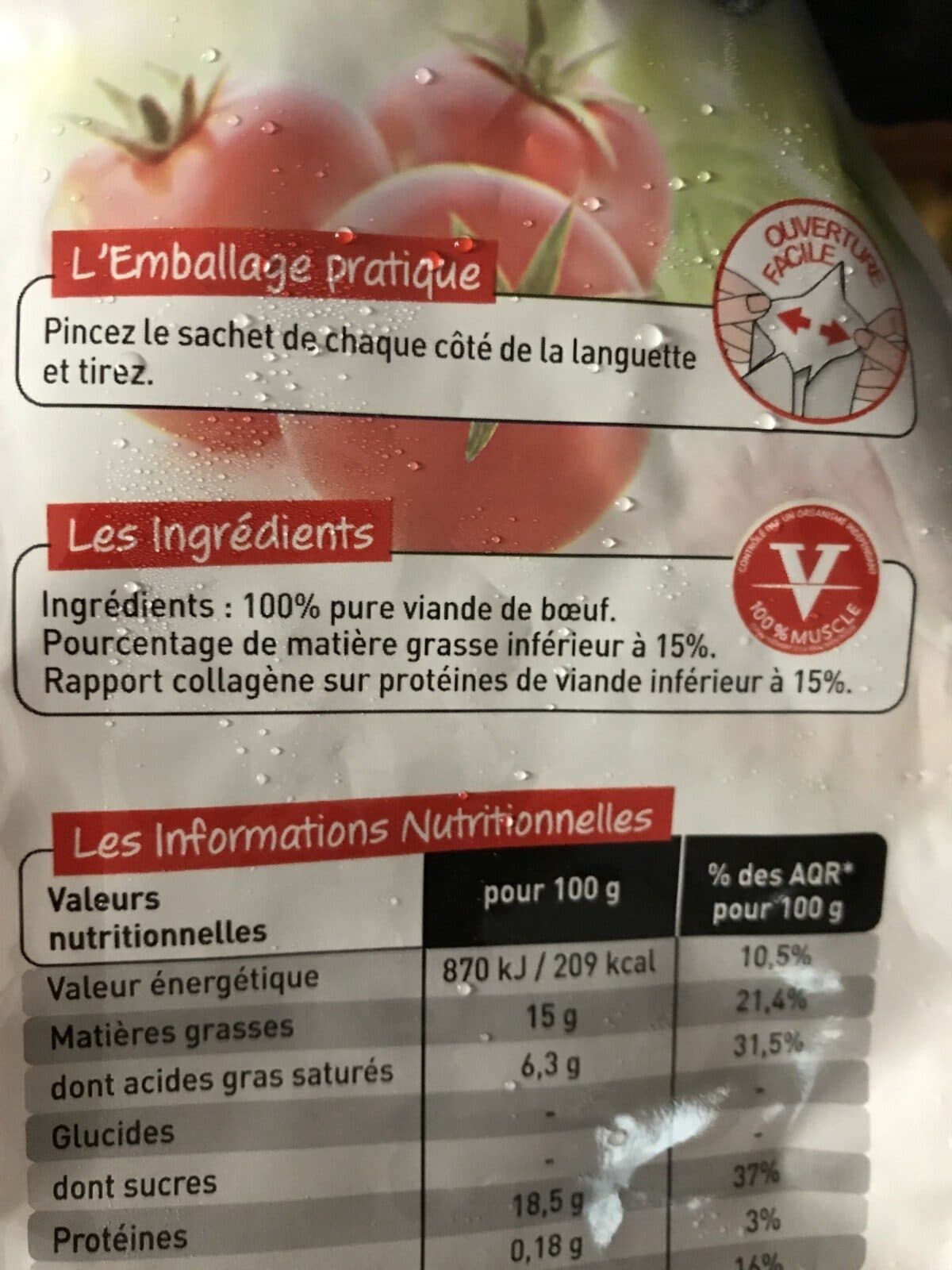 Charal Viande Hachée Pur Buf, Prêt à Cuisiner, Charal packshot