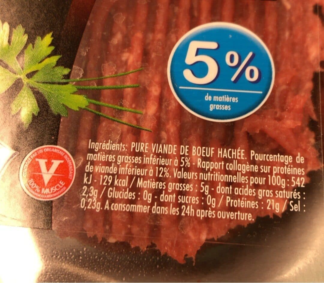 Charal Steaks hachés pur bœuf 5% de matières grasses packshot