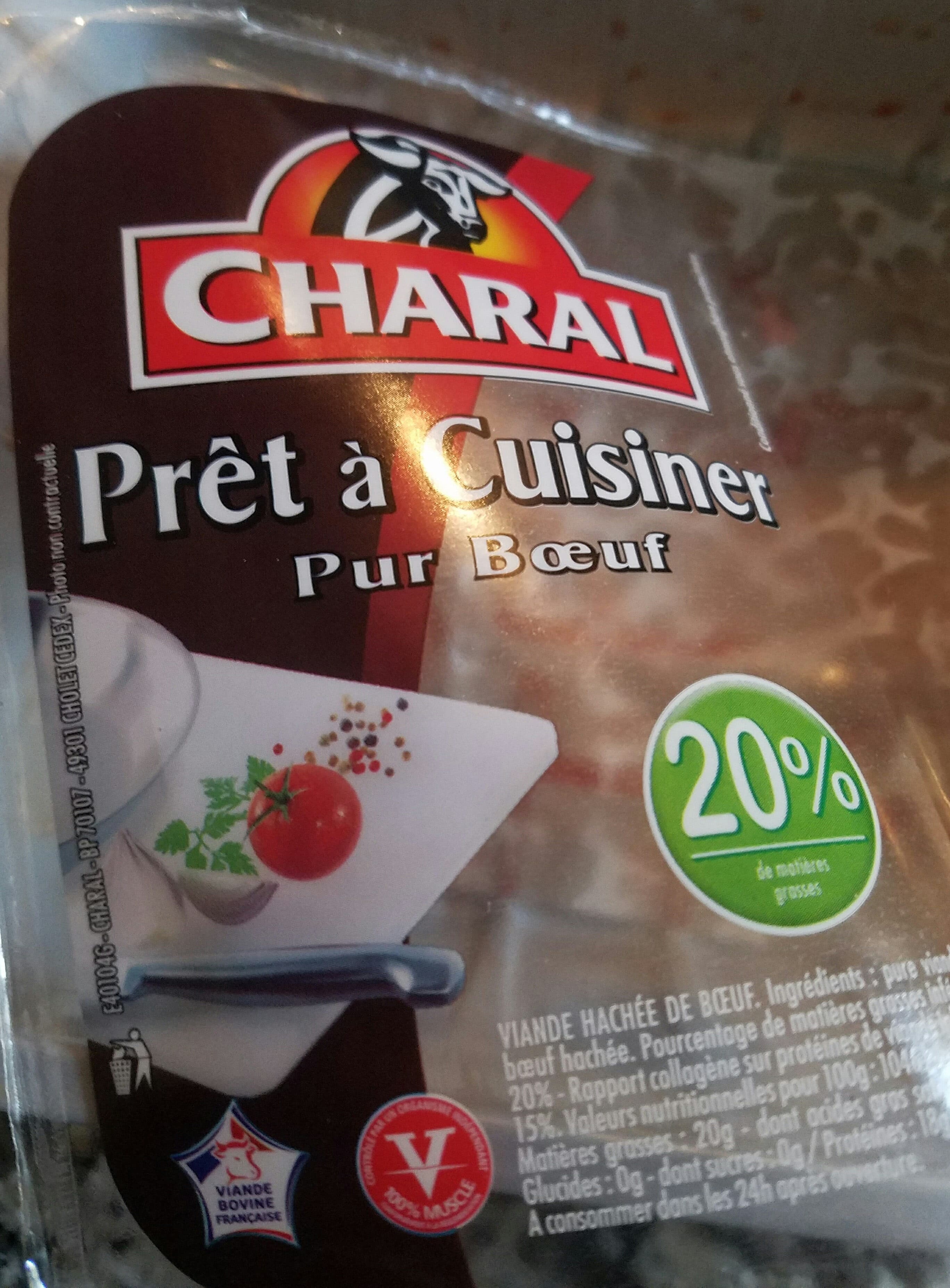 Charal Viande hachée Charal Prêt à Cuisiner Pur Boeuf packshot