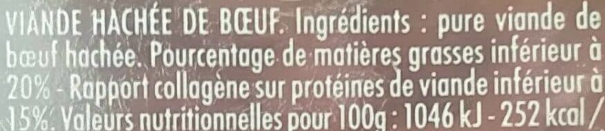 Charal Viande hachée Charal Prêt à Cuisiner Pur Boeuf packshot