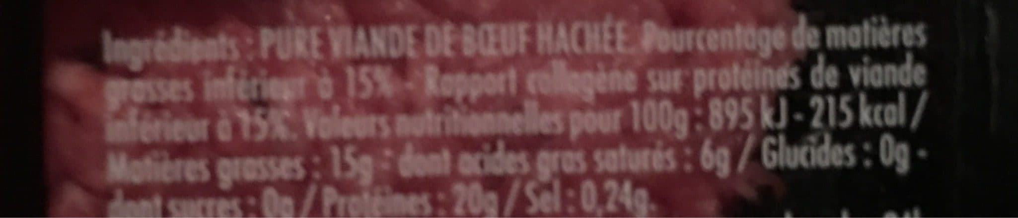 Charal Steaks Hachés Le Tradition Façon Bouchère packshot