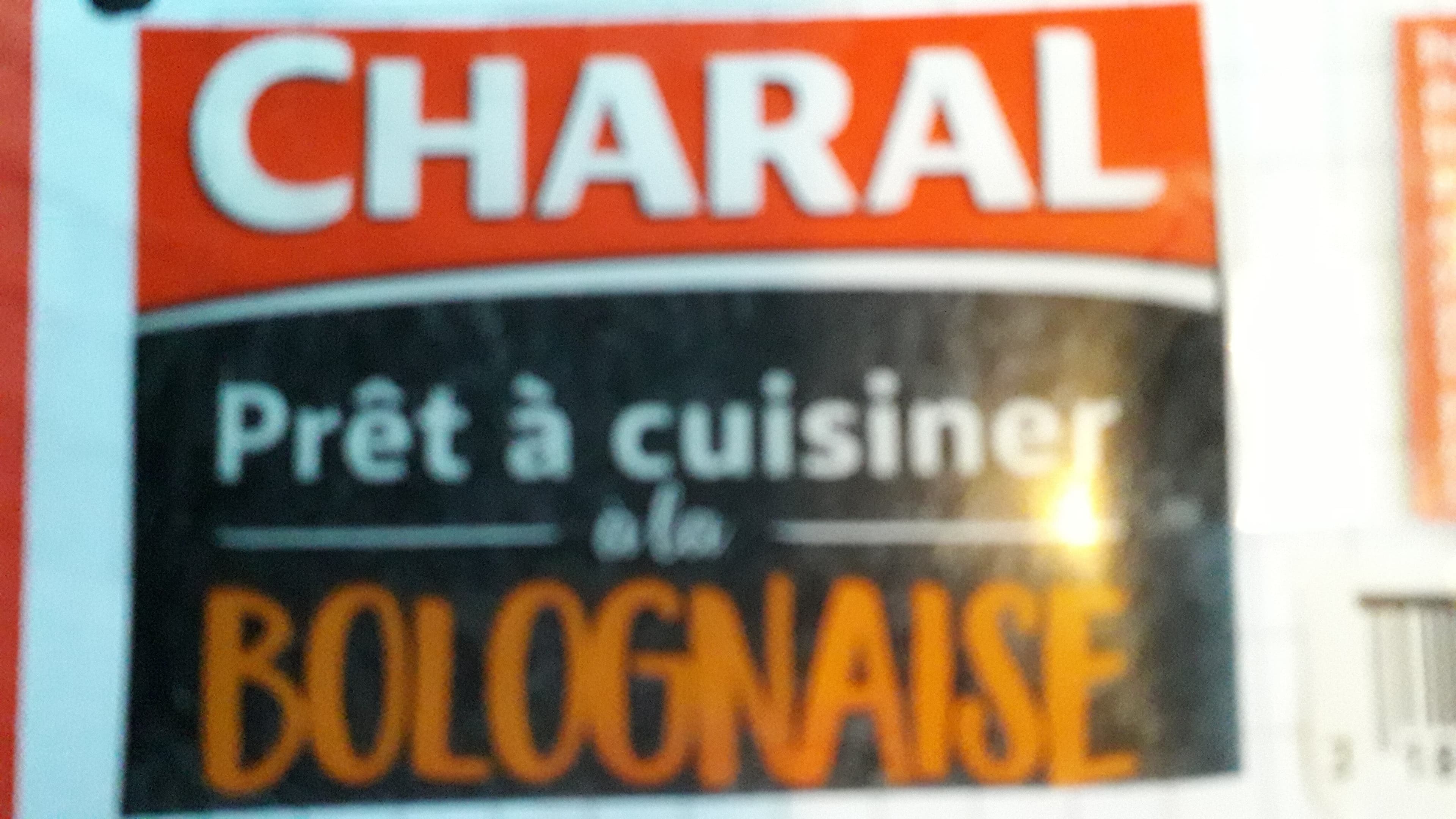 Charal Hache bolognaise packshot