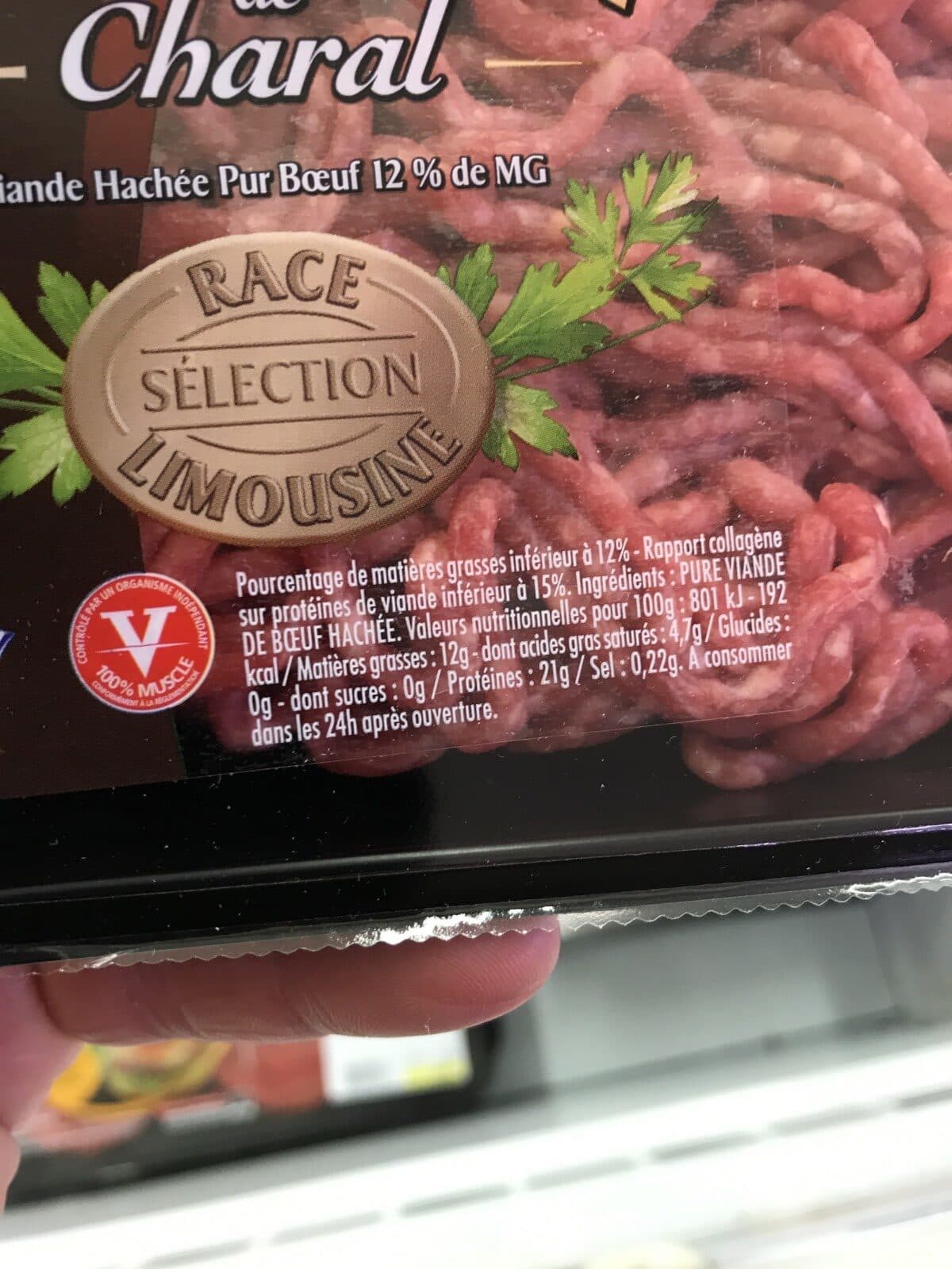 Charal Steak hache Tradition 12% 350g grand cru packshot