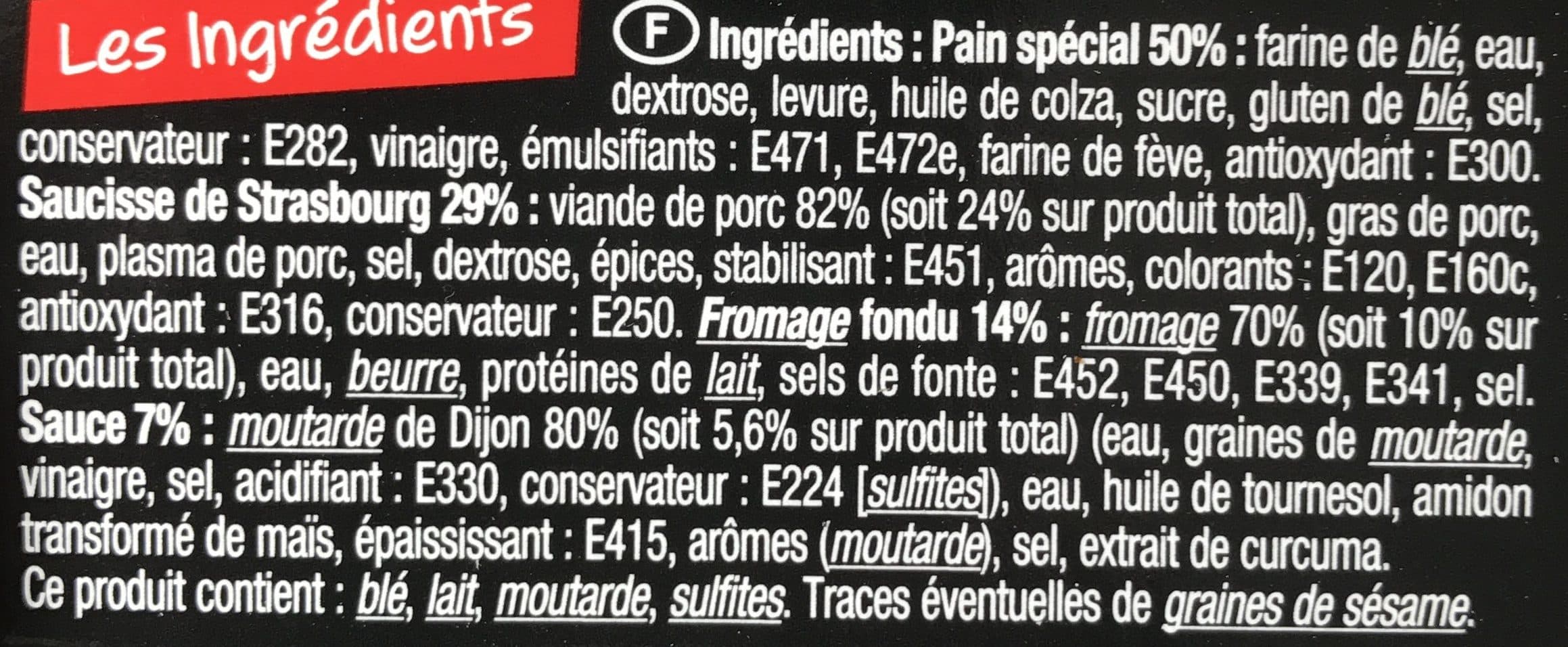 Charal 2 Hot Dogs saveur moutarde packshot