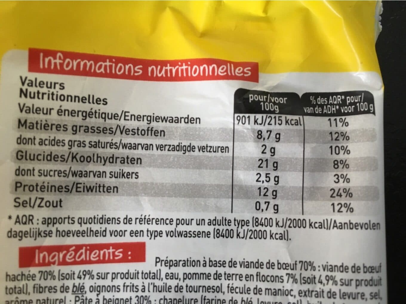 Charal X10 ptits crousts packshot