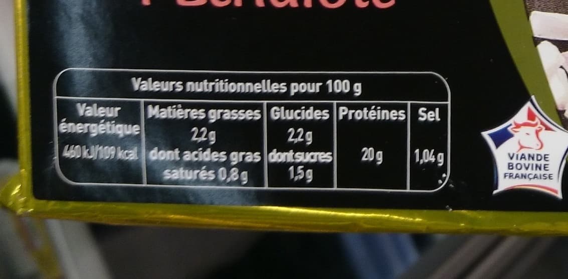 Charal Les Marinés 2 Pavés aux échalotes packshot