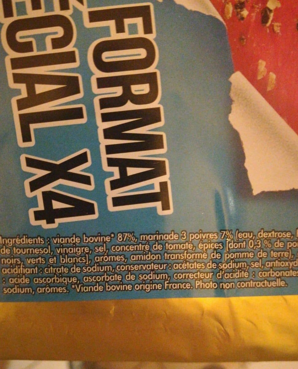 Open Food Facts Pavé de Rumsteck aux 3 Poivres packshot