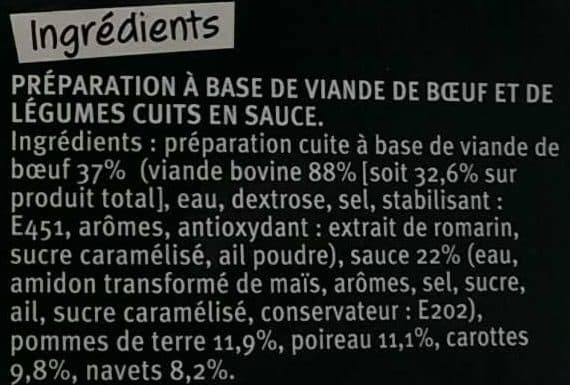 Charal Pot au feu de boeuf et legumes maraichers packshot