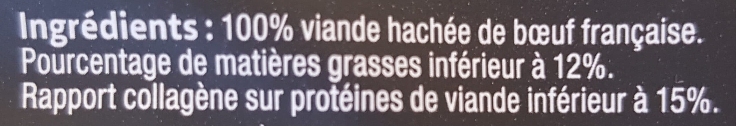 Charal 2 Steaks hachés 15% MG pur bœuf Bio packshot
