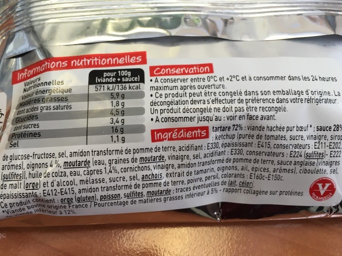 Charal Tartare packshot