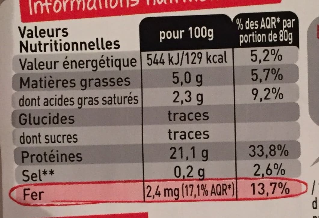 Charal Petit appétit - 2 steaks hachés 5% pur bœuf packshot