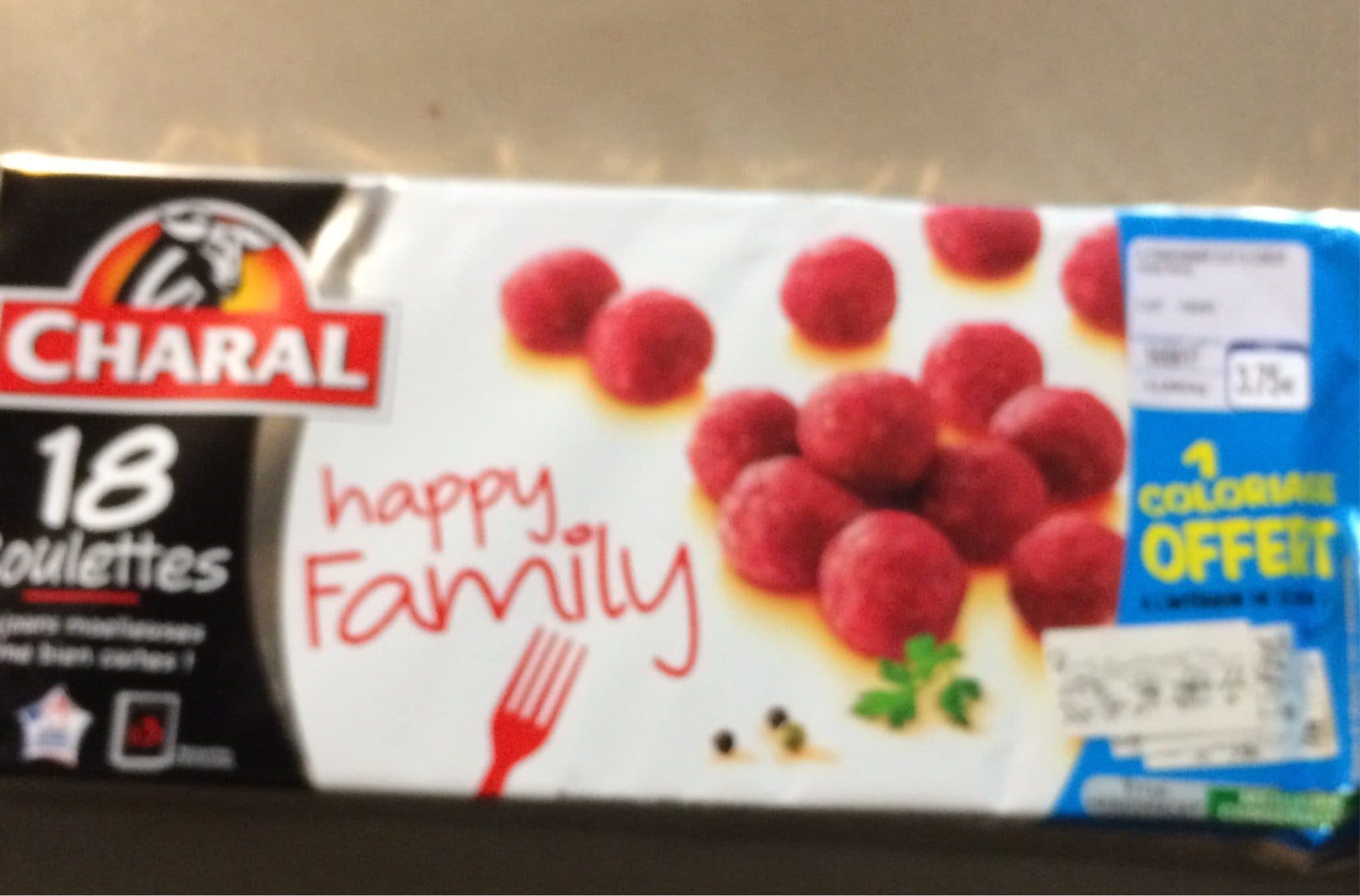Charal Boulettes Charal Happy Family packshot
