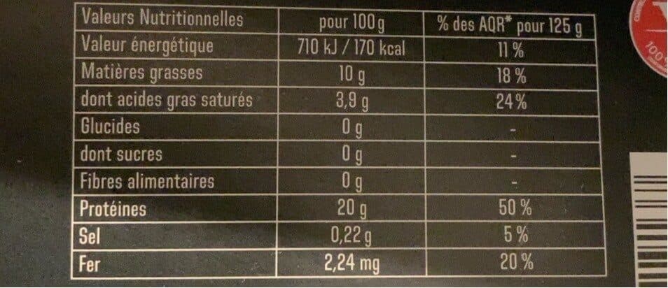 Charal Steak haché Charal authentique packshot