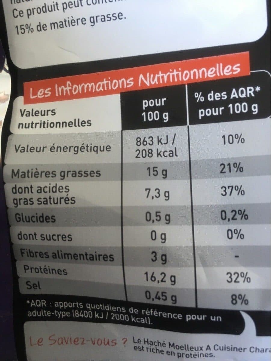 Charal Boeuf haché packshot