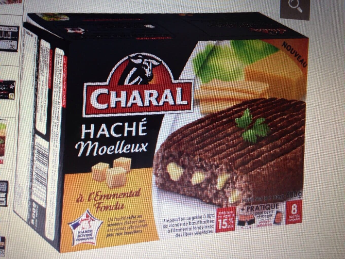 Charal Haché Moelleux à L'Emmental Fondu packshot