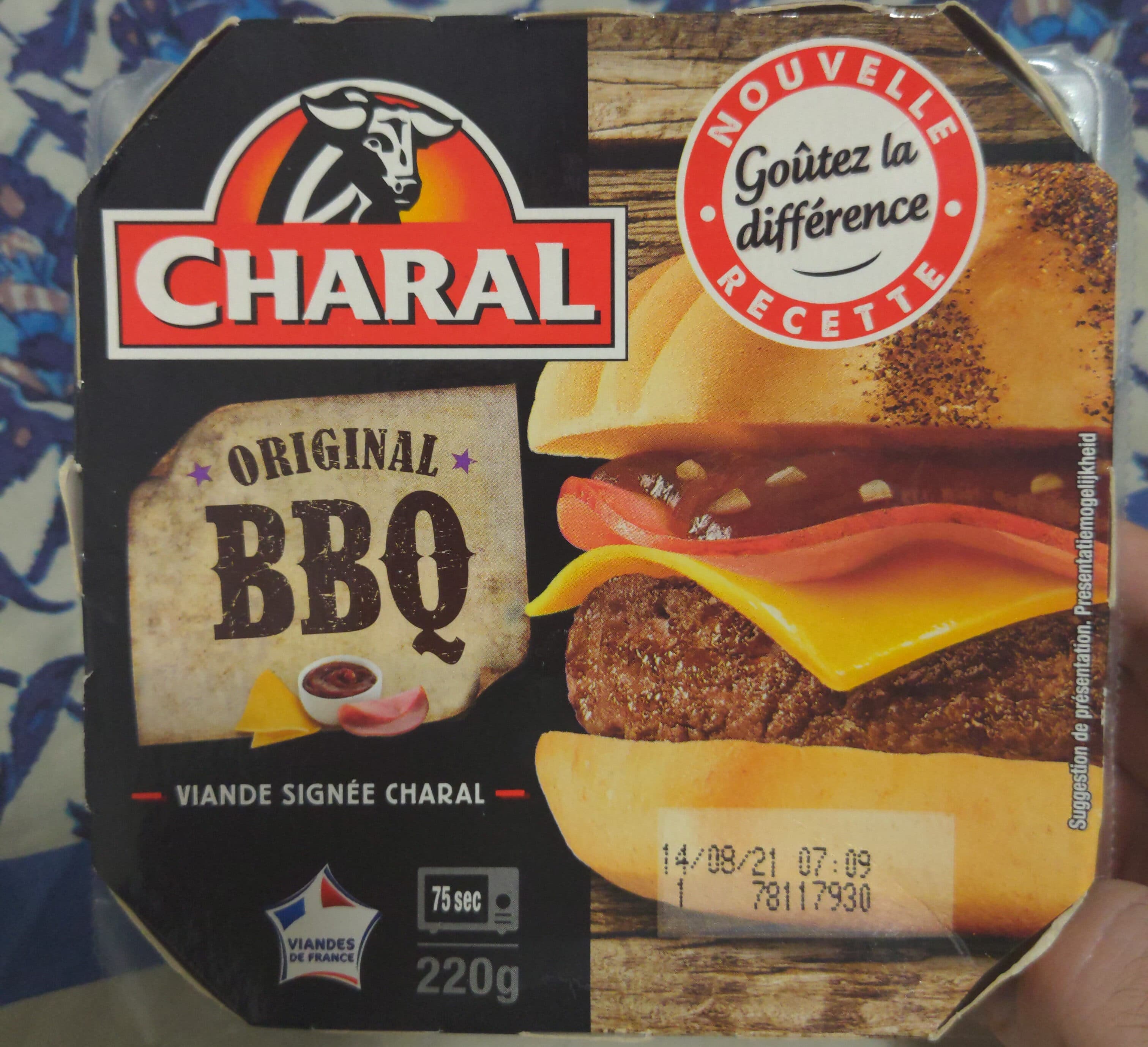 Charal Burger saisonnier packshot