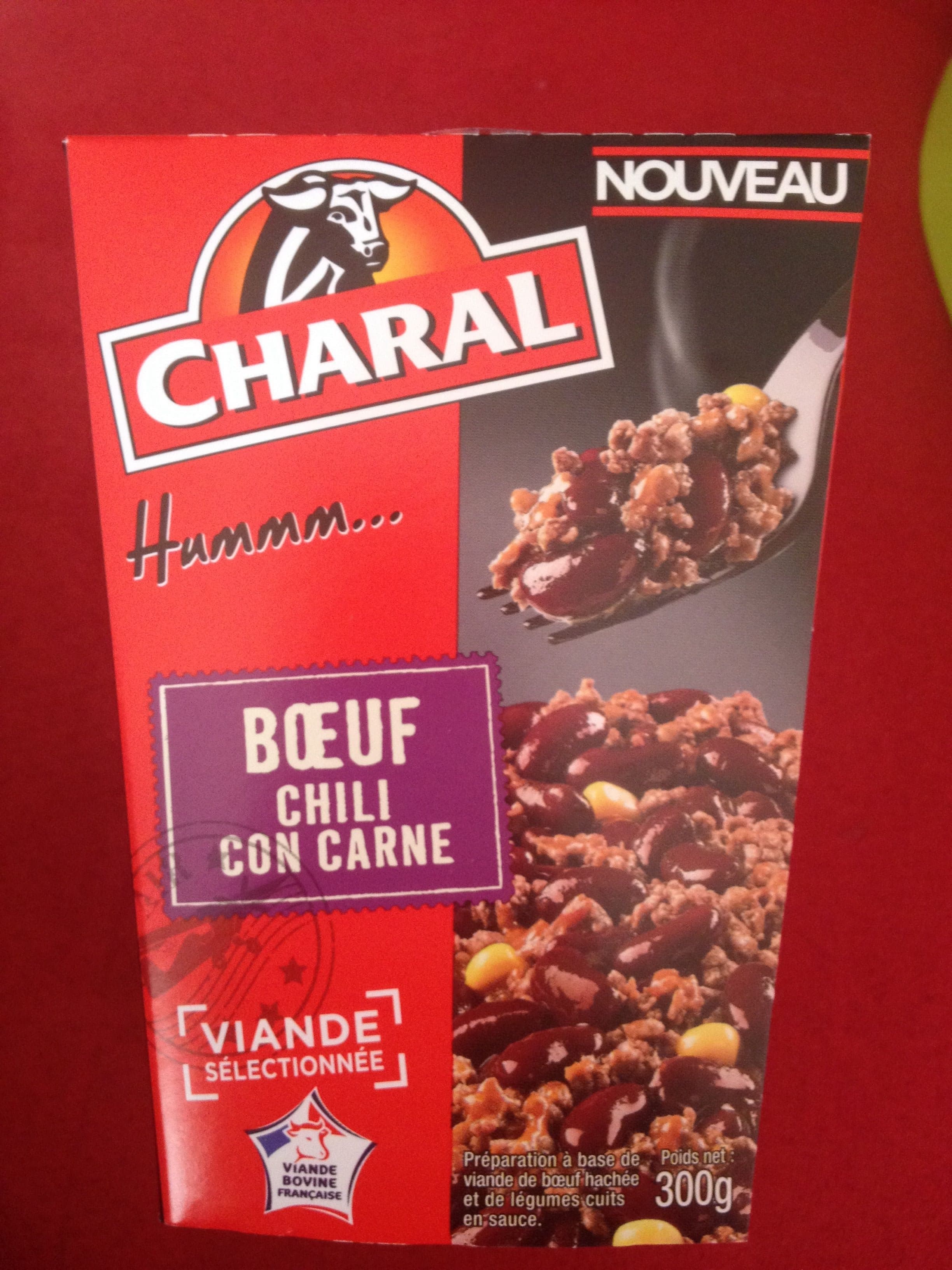 Charal Bœuf Chili con carne packshot