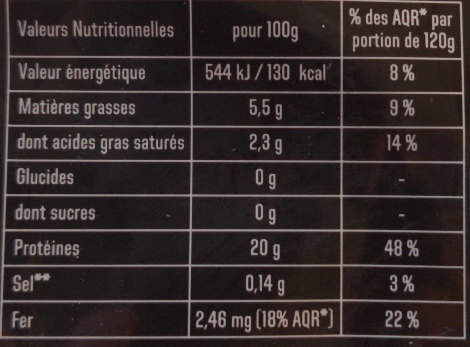 Charal Tendre de Boeuf x2 packshot