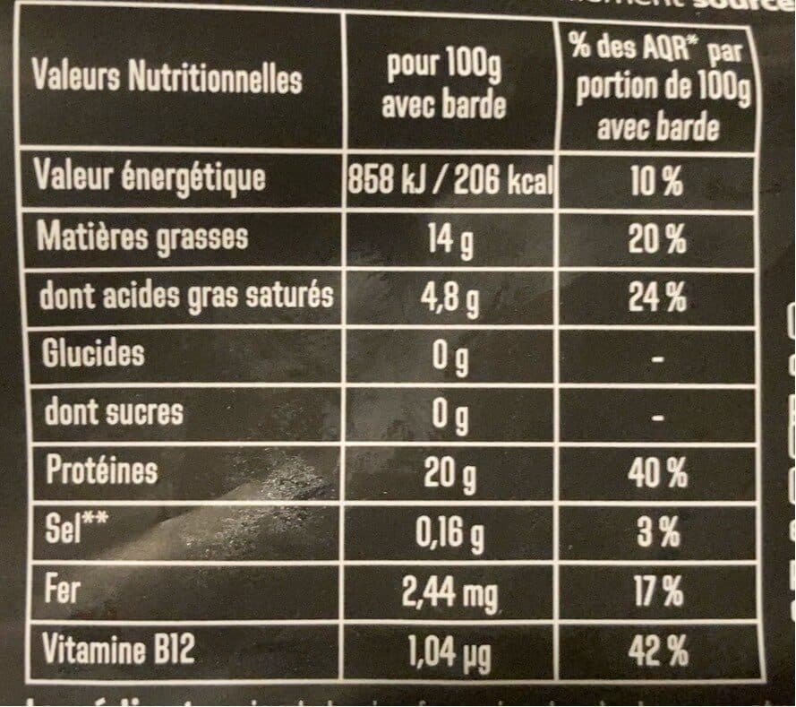 Charal Tournedos dans le filet packshot
