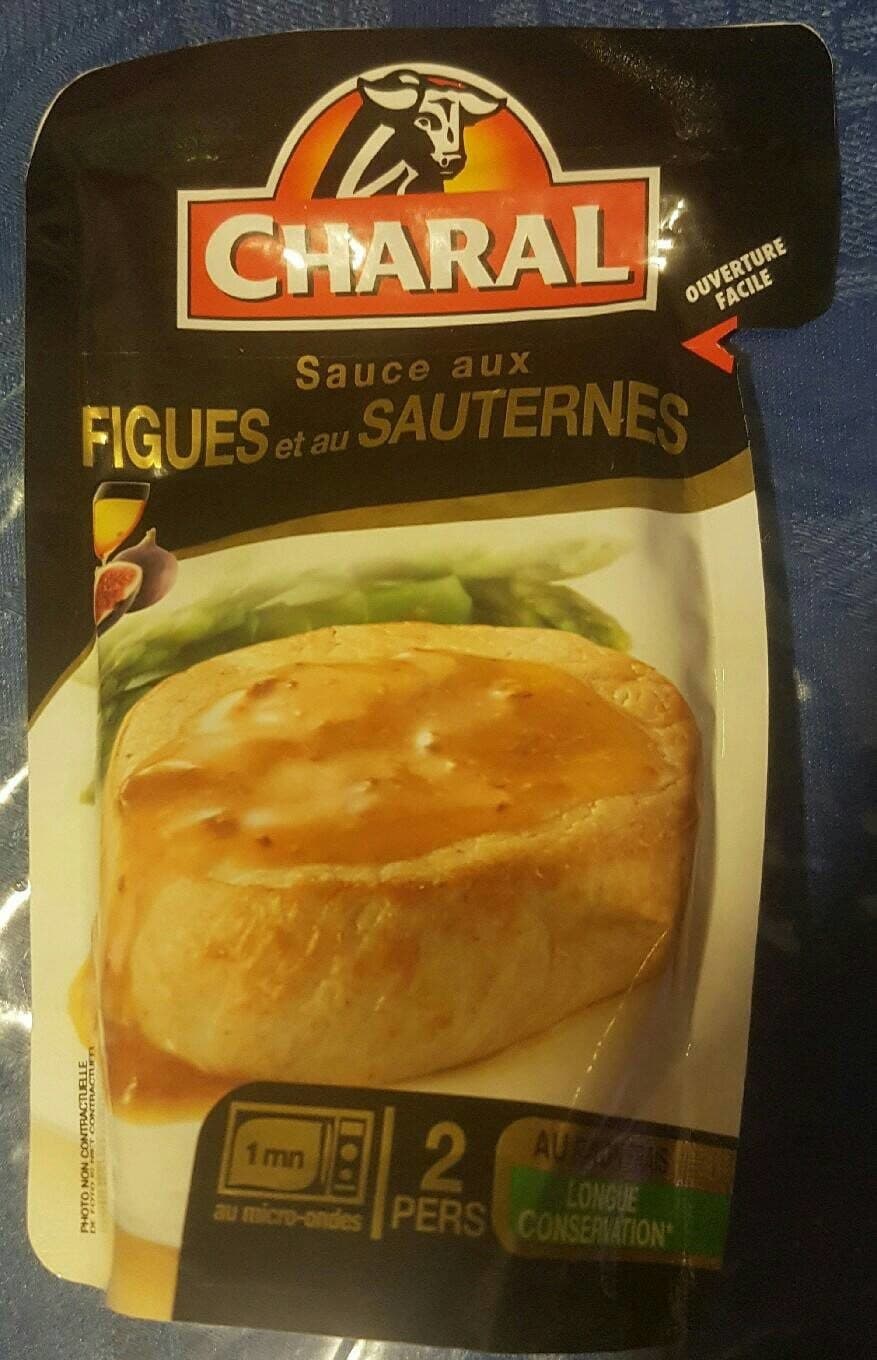 Charal Sauce aux figues et au sauternes packshot
