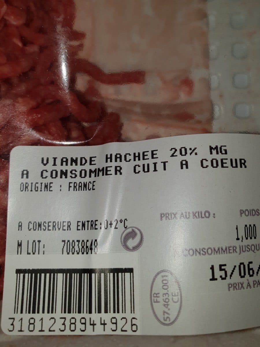 Charal Pret a cuisiner pur boeuf 20% packshot