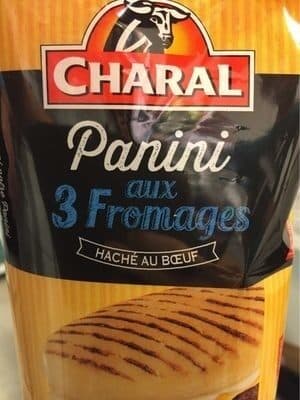 Charal Panini aux 3 fromages packshot