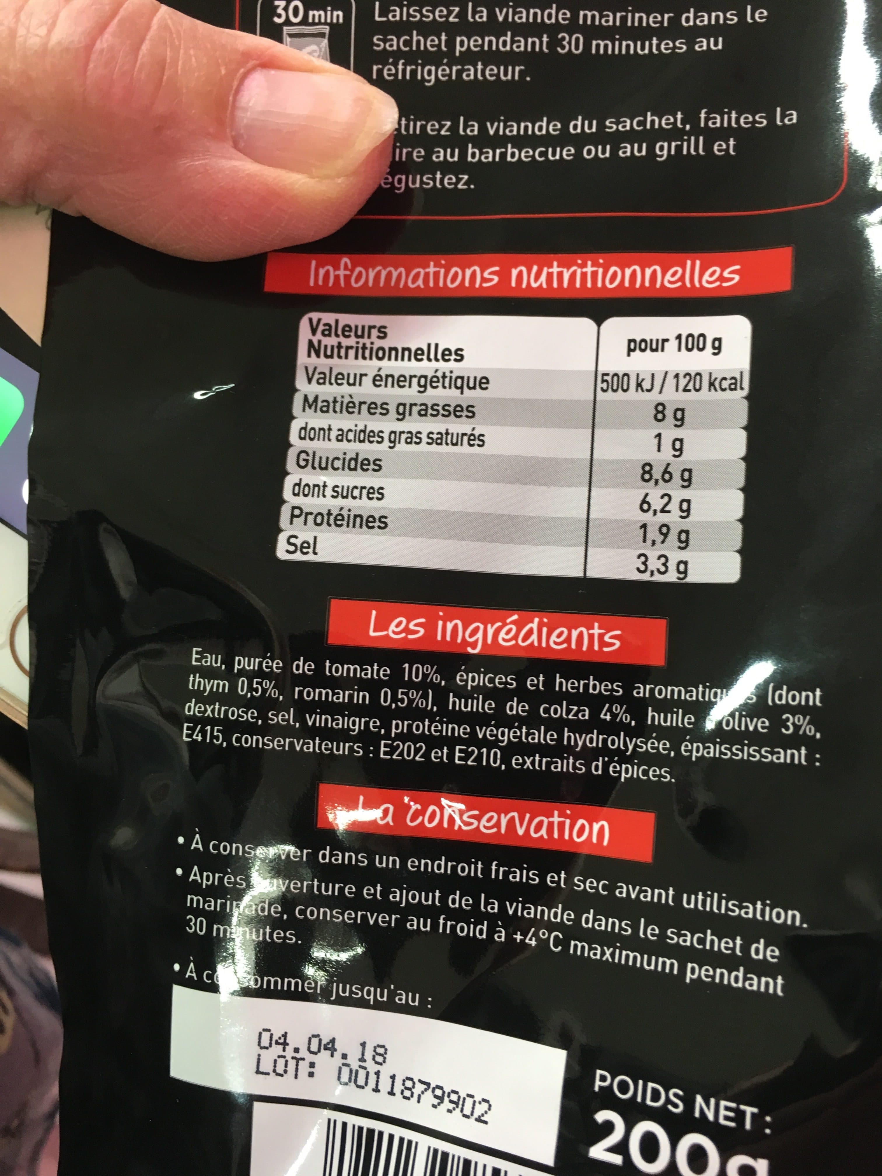 Charal Marinade packshot