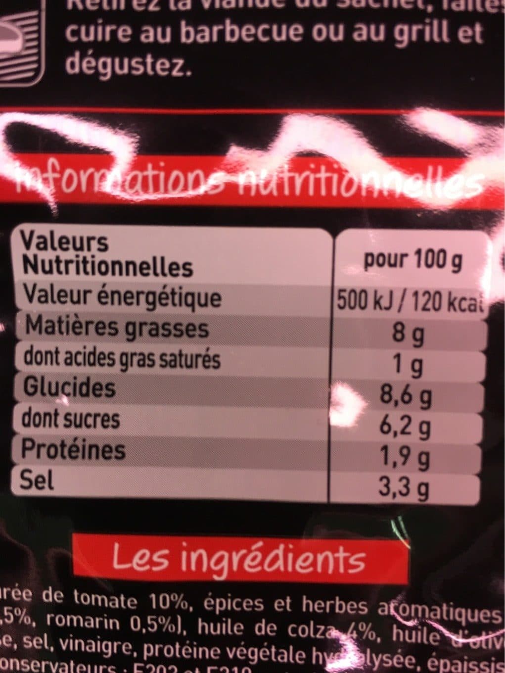 Charal Marinade packshot