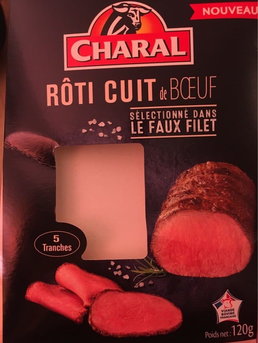 Charal Rôti cuit de boeuf packshot