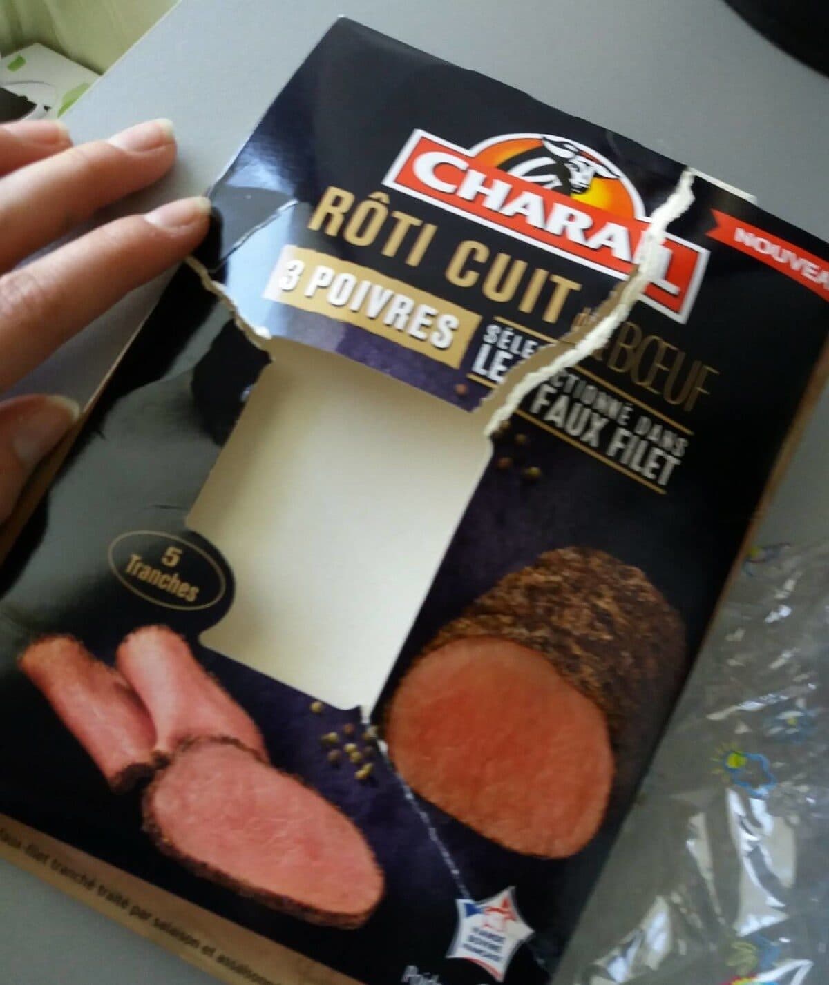 Charal Rôti Cuit de Boeuf 3 poivres packshot