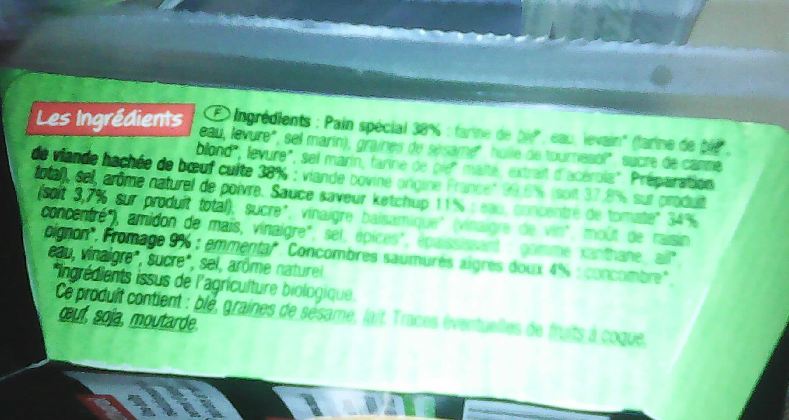 Charal Cheeseburger bio packshot