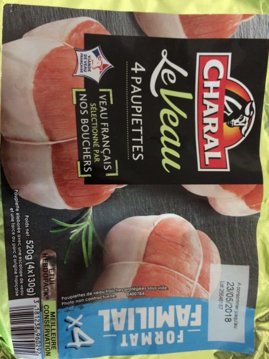 Charal Paupiettes de veau packshot