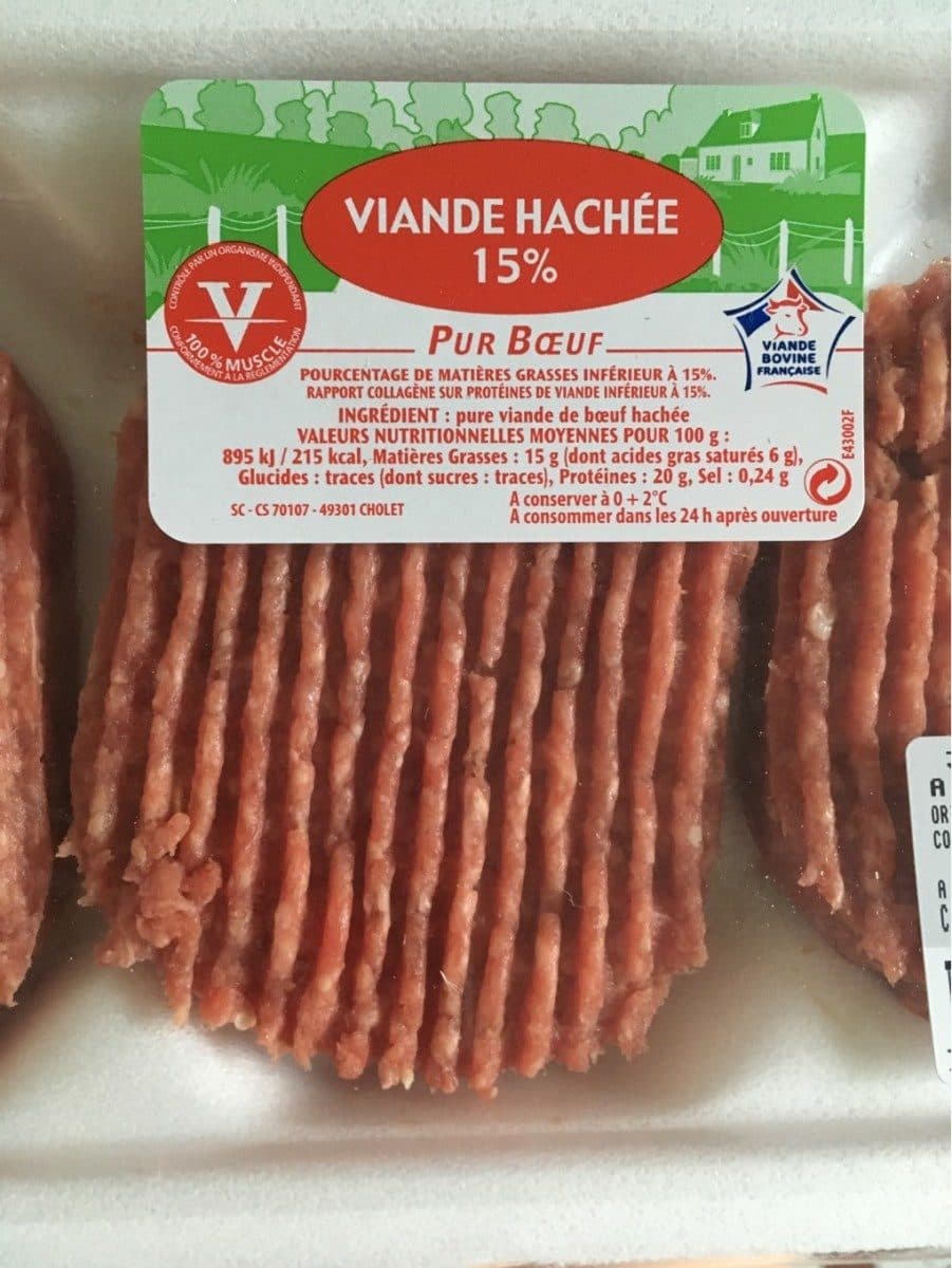 Open Food Facts Viande hachee packshot