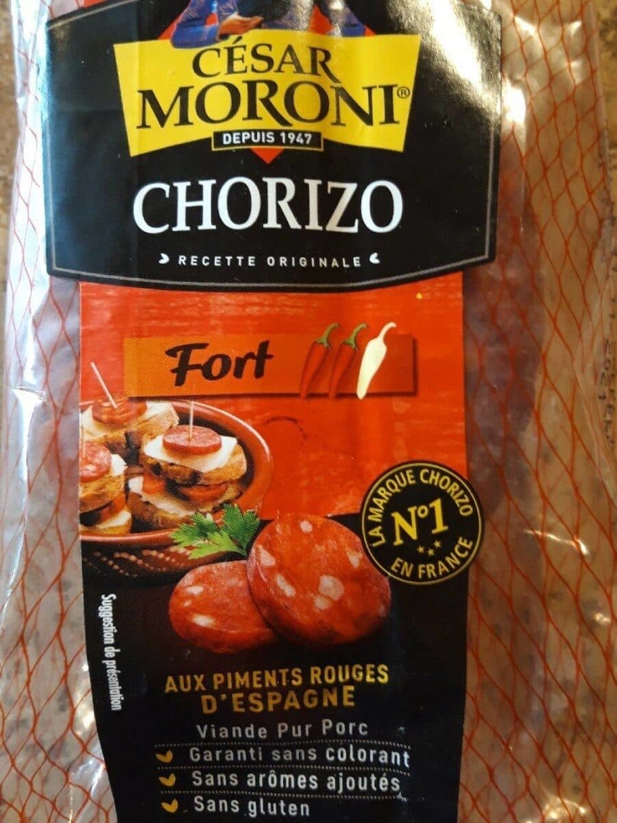 César Moroni Chorizo Fort aux piments rouges packshot