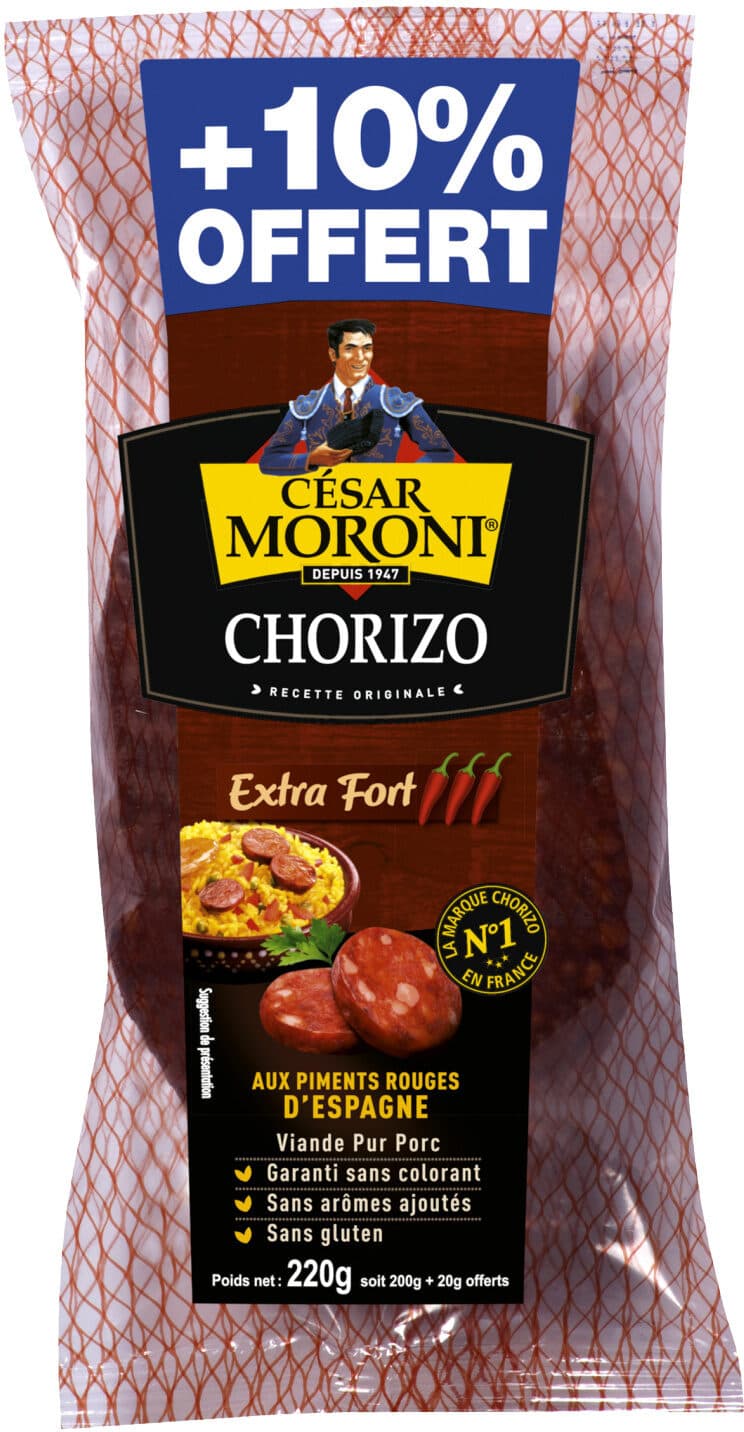 César Moroni Chorizo Extra Fort packshot
