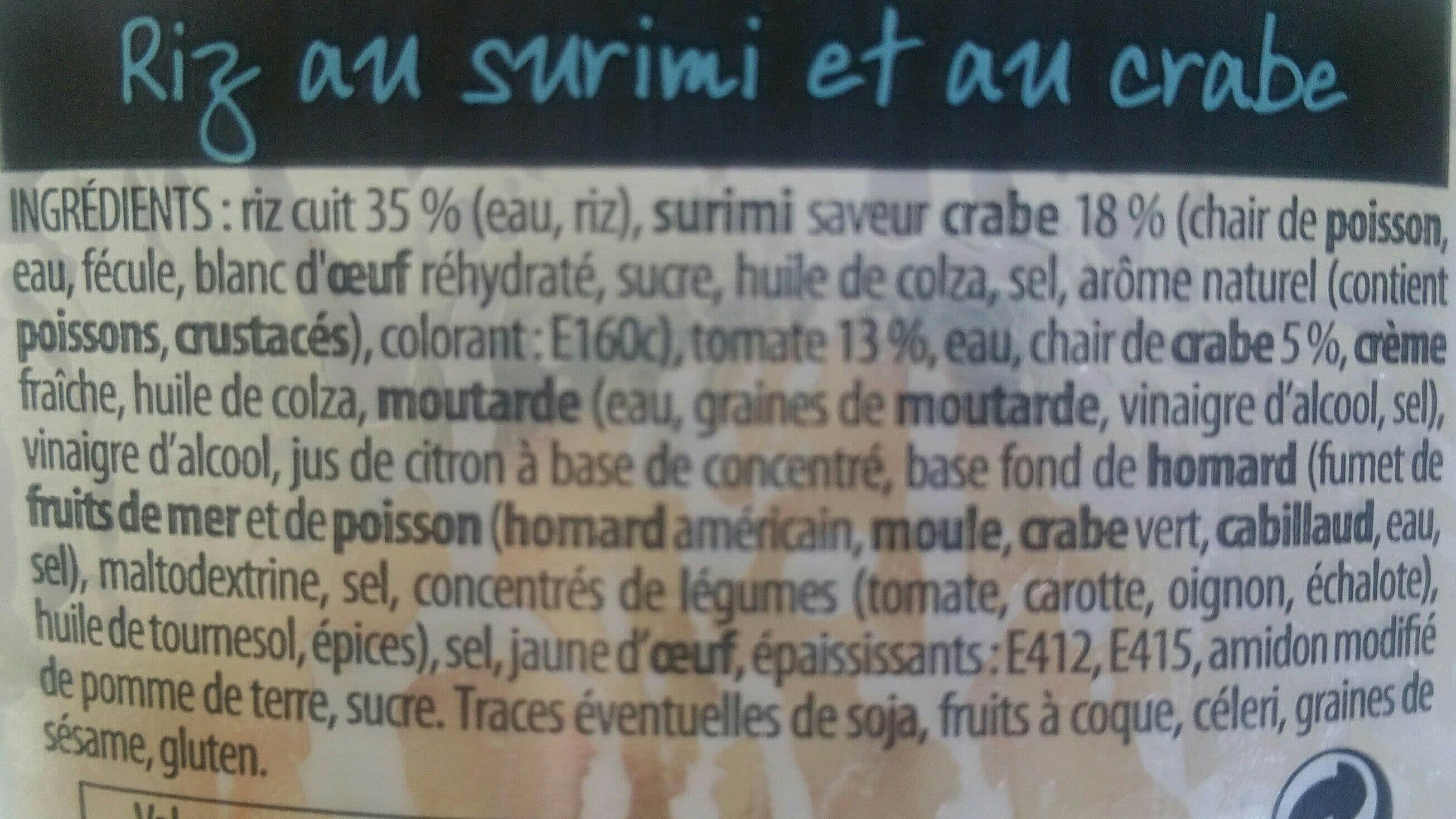 Jean Stalaven Riz Au Crabe, La Barquette De packshot